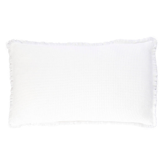 Bubble Matelasse Decorative Pillow Cover | White