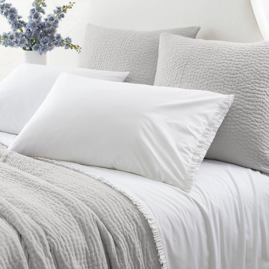 Classic Ruffle Pillowcases (Pair) | White