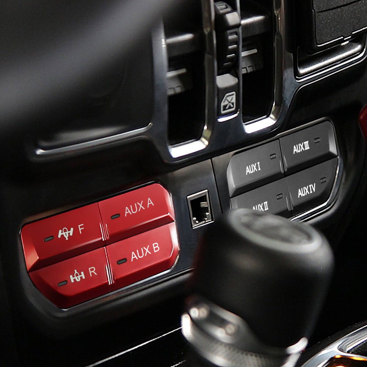 Fit For Jeep Gladiator JT 2019-2026 Auxiliary Switch Panel Bank Kit