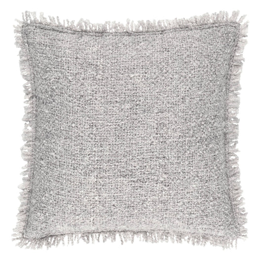Boucle Indoor/Outdoor Decorative Pillow Cover | Grey