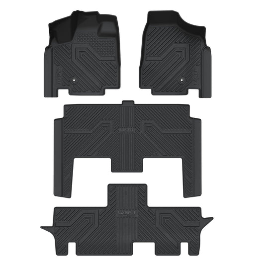 Fit for 2008-2020 Dodge Grand Caravan Floor Mats or Cargo & Seatback Mats, Floor Mats Only Fit 2nd Row Bucket Seating