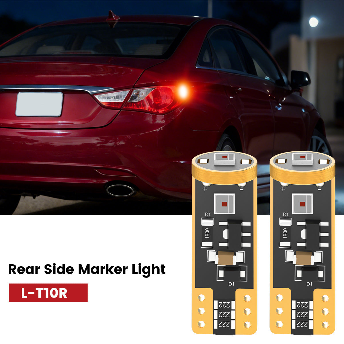 Fit for 2011-2014 Hyundai Sonata The Brightest LED Bulbs Upgrade