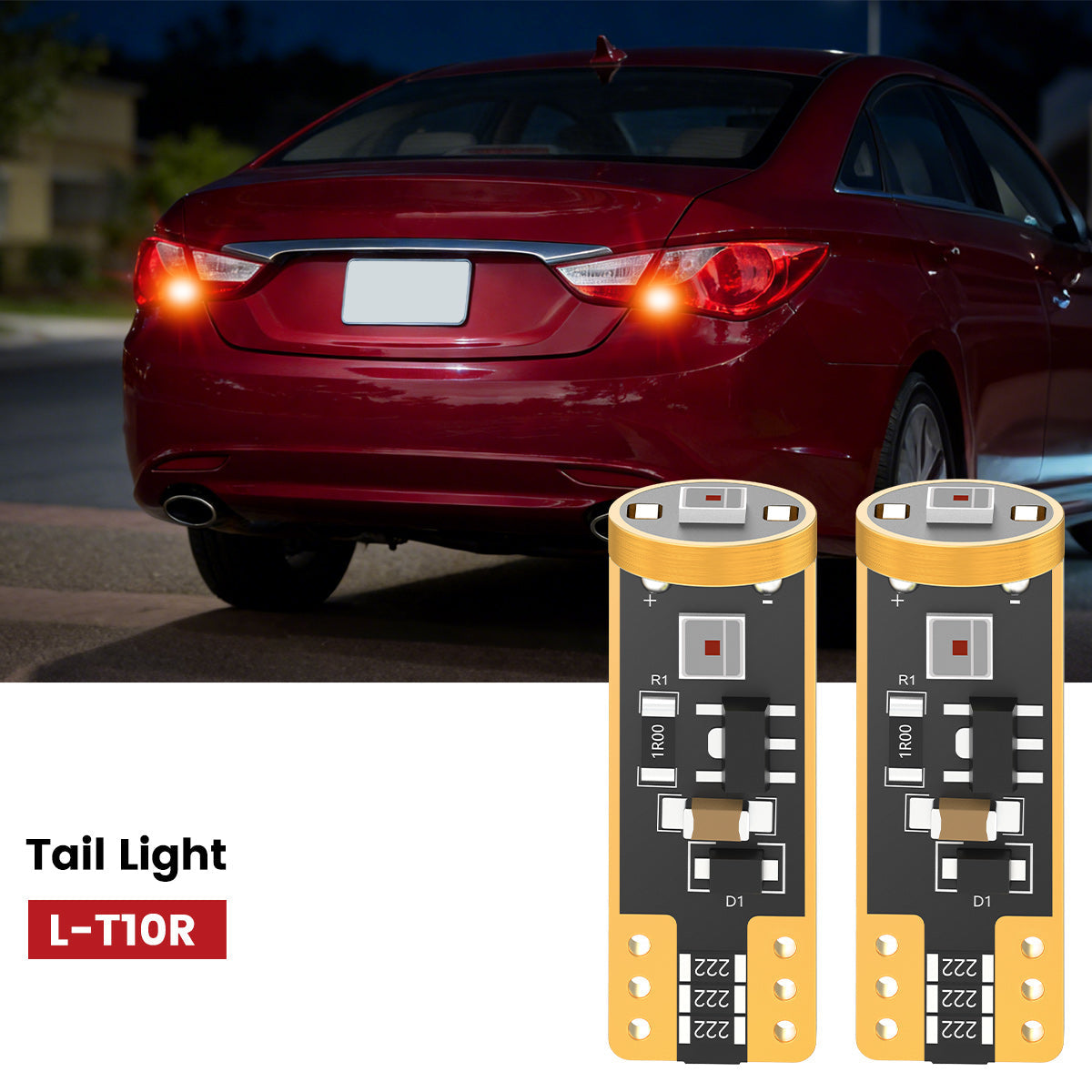 Fit for 2011-2014 Hyundai Sonata The Brightest LED Bulbs Upgrade