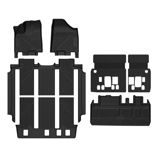 Fit for 2013-2020 Toyota Sienna Floor Mats & Seatback & Cargo Mats, Fit Fixed center console, Not Fit L trims