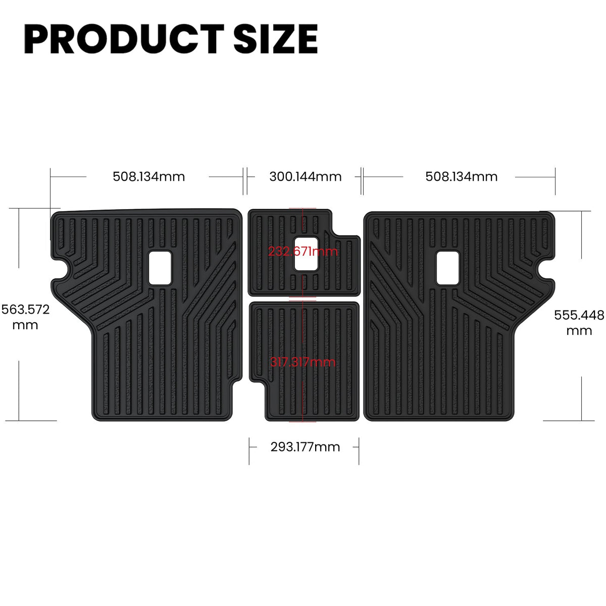 Fit for 2013-2024 Toyota 4Runner Floor Mats or Seatback & Cargo Mats