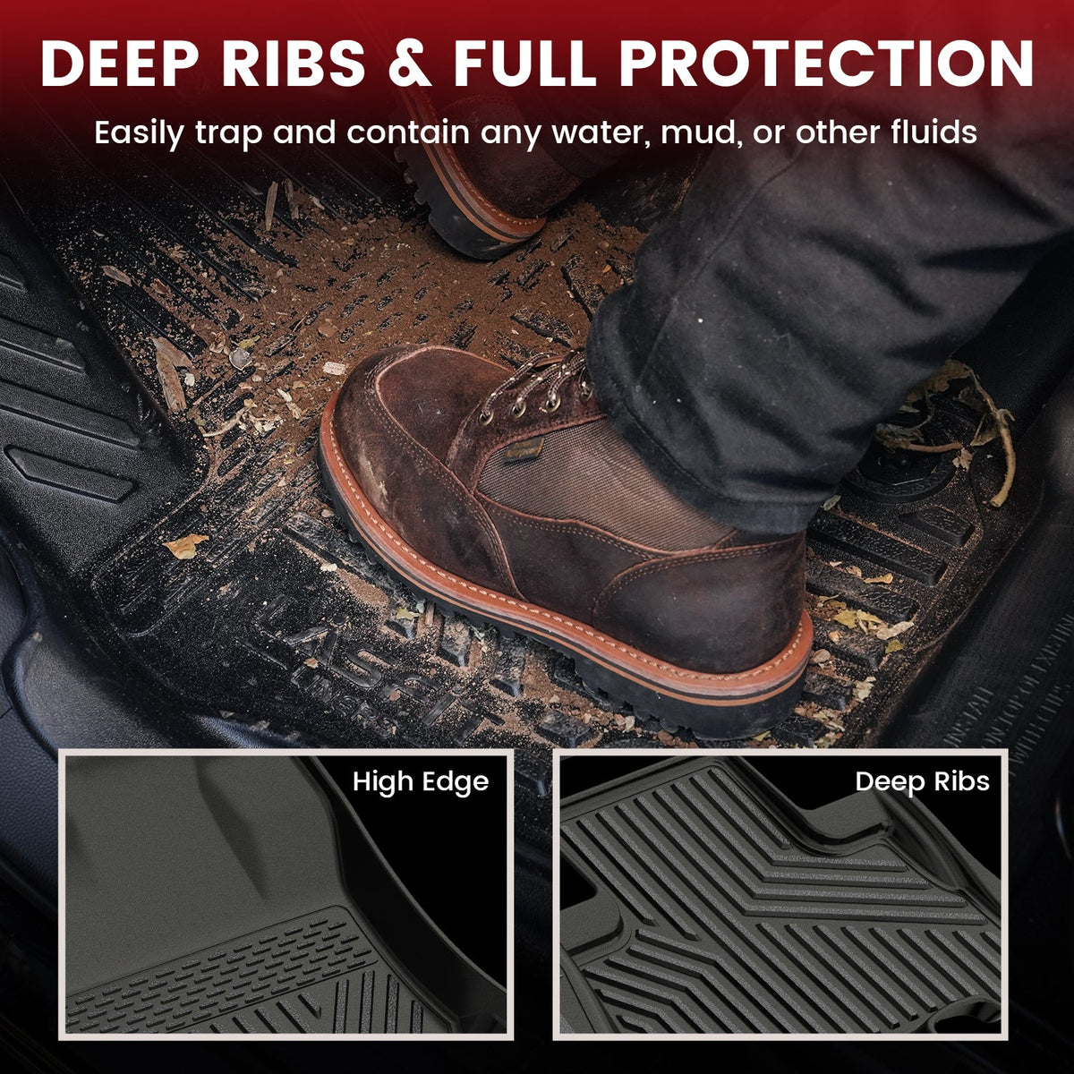 Fit for 2013-2024 Toyota 4Runner Floor Mats or Seatback & Cargo Mats