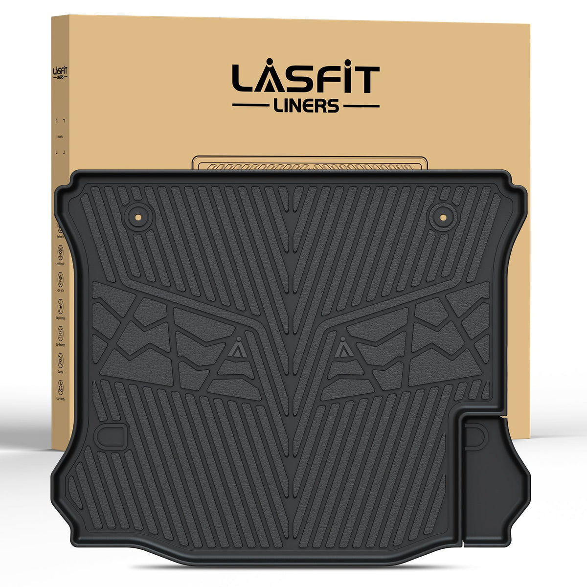 Fit for 2014-2018 Jeep Wrangler JK Floor Mats or Cargo Mat, For 4 Doors Only