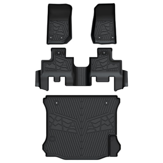 Fit for 2014-2018 Jeep Wrangler JK Floor Mats or Cargo Mat, For 4 Doors Only