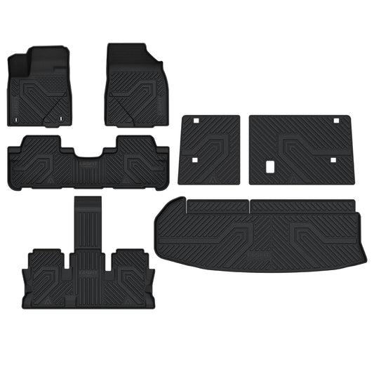 Fit for 2014-2019 Toyota Highlander Floor Mats or 3rd Row Seatback & Cargo Mats, Fit Gas Only