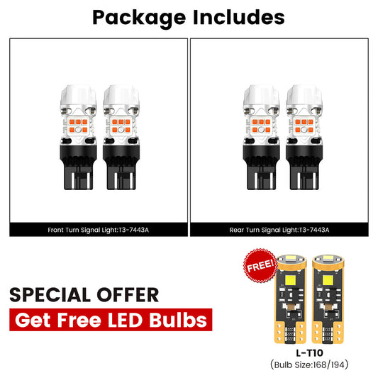 Fit for 2014-2026 Toyota Highlander LED Turn Signal Bulbs