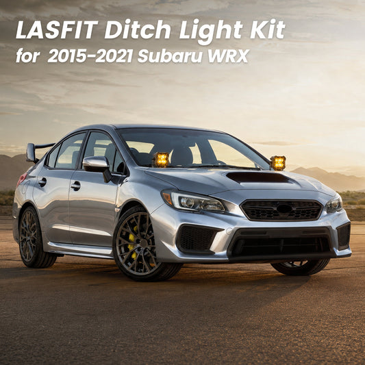 3-Inch & 4.8-Inch LED Pod Ditch Light Kits for 2015-2021 Subaru WRX/STI | Lasfit