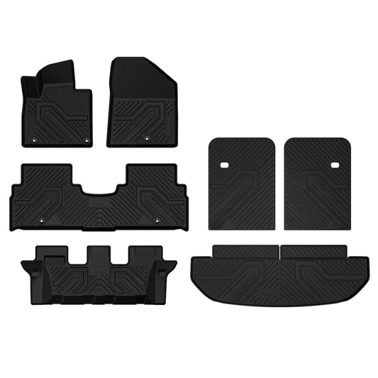 Fit for 2016-2020 Kia Sorento Floor Mats & Seatback & Cargo Mats, Fit 7 Seats Only