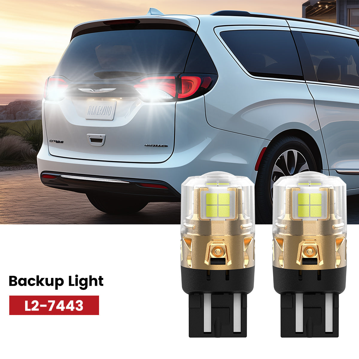 Fit for 2017-2019 Chrysler Pacifica The Brightest LED Bulbs Upgrade | Tested and Verified