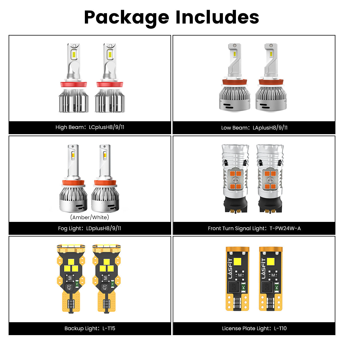 Fit for 2017-2020 Ford Fusion LED Bulbs Upgrade