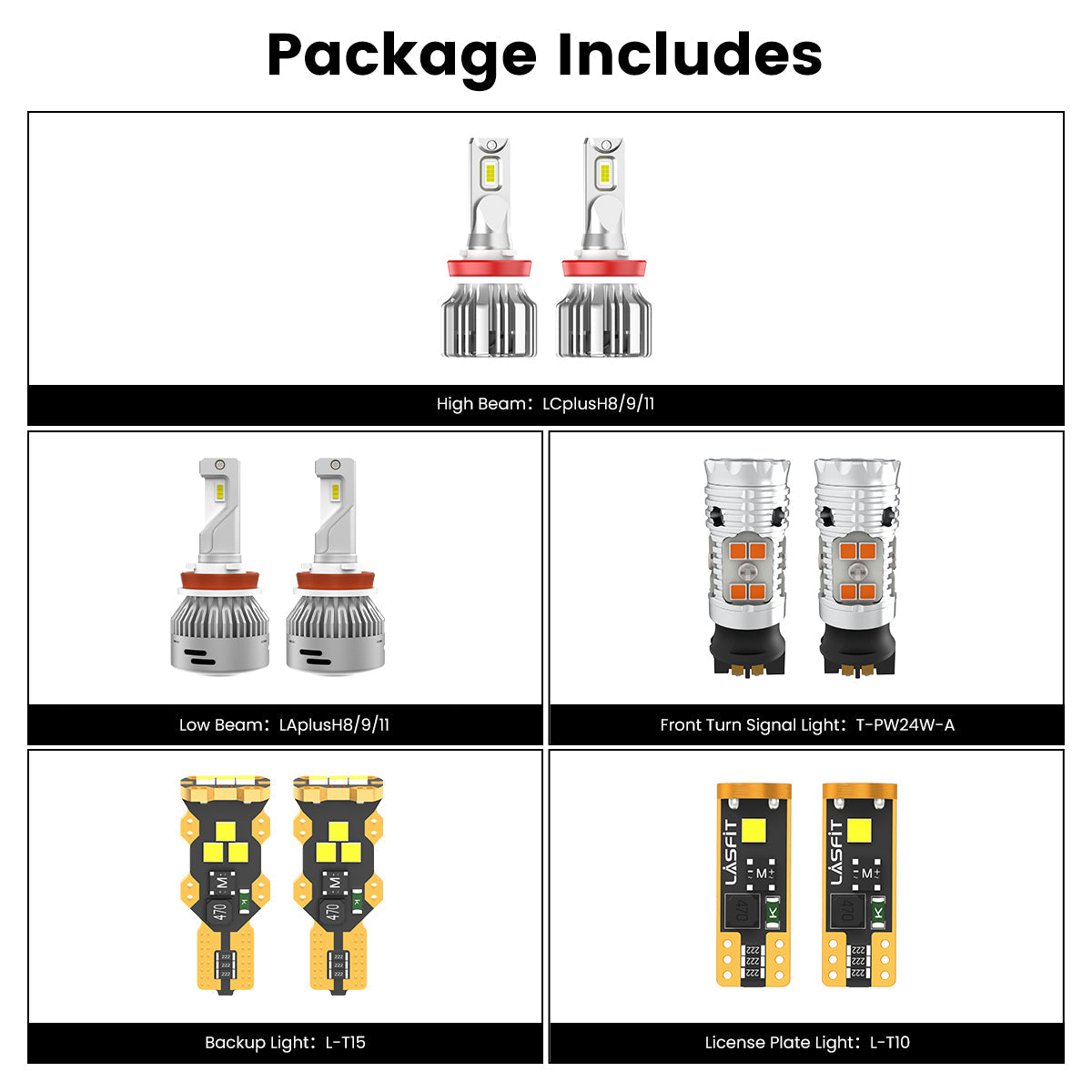 Fit for 2017-2020 Ford Fusion LED Bulbs Upgrade