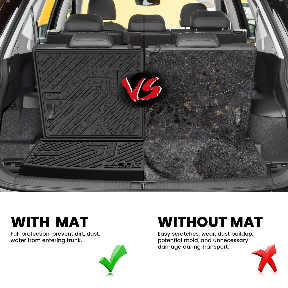 Fit for 2018-2024 Volkswagen Tiguan Custom Floor Mats or Seatback Mat or Cargo Mat