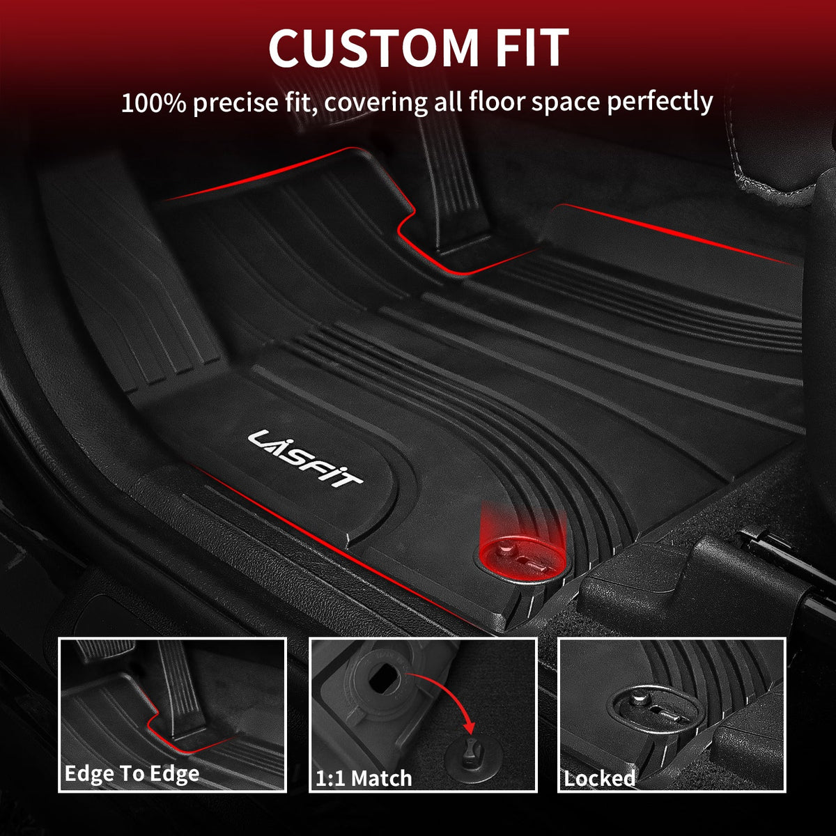 Fit for 2021-2023 Hyundai Santa Fe Floor Mats & Seatback & Cargo Mats Set or Floor Mats Only