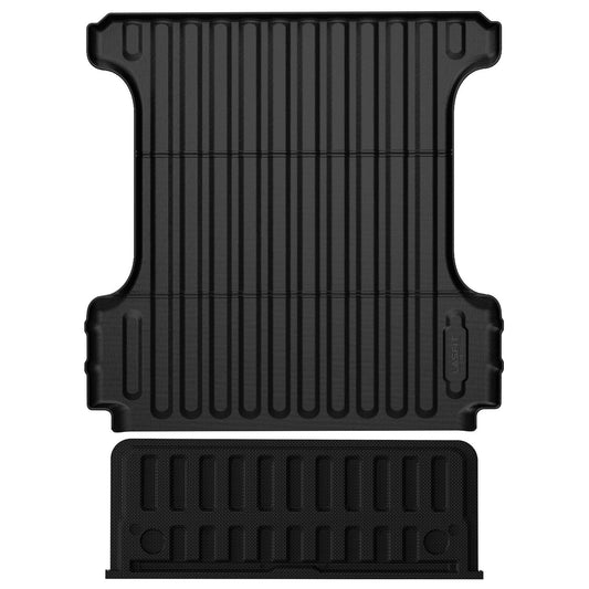 Fit for 2019-2027 Ram 1500 Truck Bed Mat & Tailgate Mat, Fit without RAM RamBox, Not Fit Drop-in liners