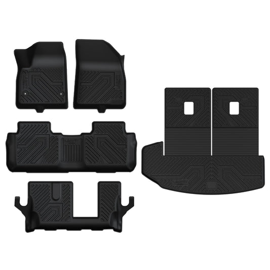 Fit for 2020-2025 Cadillac XT6 Floor Mats & Seatback & Cargo Mat, Fit 7-seater Only