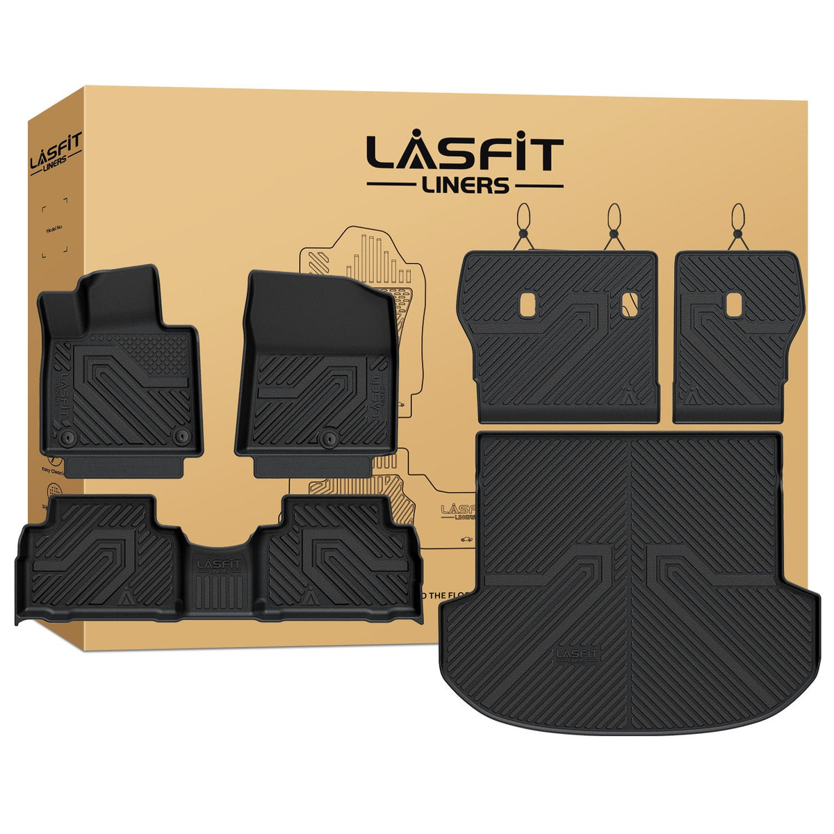 Fit for 2021-2023 Hyundai Santa Fe Floor Mats & Seatback & Cargo Mats Set or Floor Mats Only