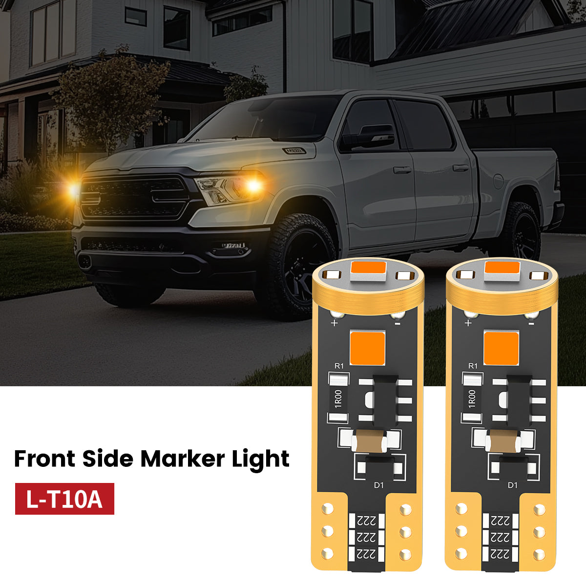 Fit for 2019-2024 Ram 1500 LED Bulbs Upgrade | Tested and Verified