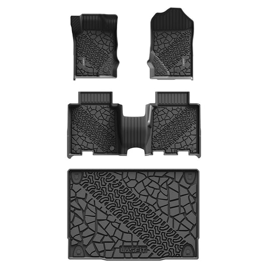 Fit for 2021-2026 Ford Bronco Custom Floor Mats or Seatback Mat or Cargo Mat, Not For Sport, Fit 4-Door & Not Rubberized Flooring