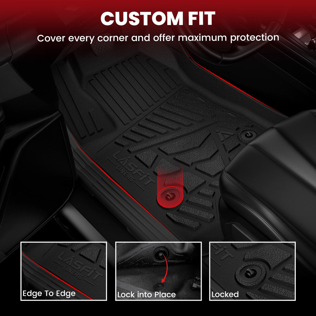 Fit for 2021-2025 Jeep Wrangler 4xe Floor Mats or Cargo Mat, Don't Fit Gas Model