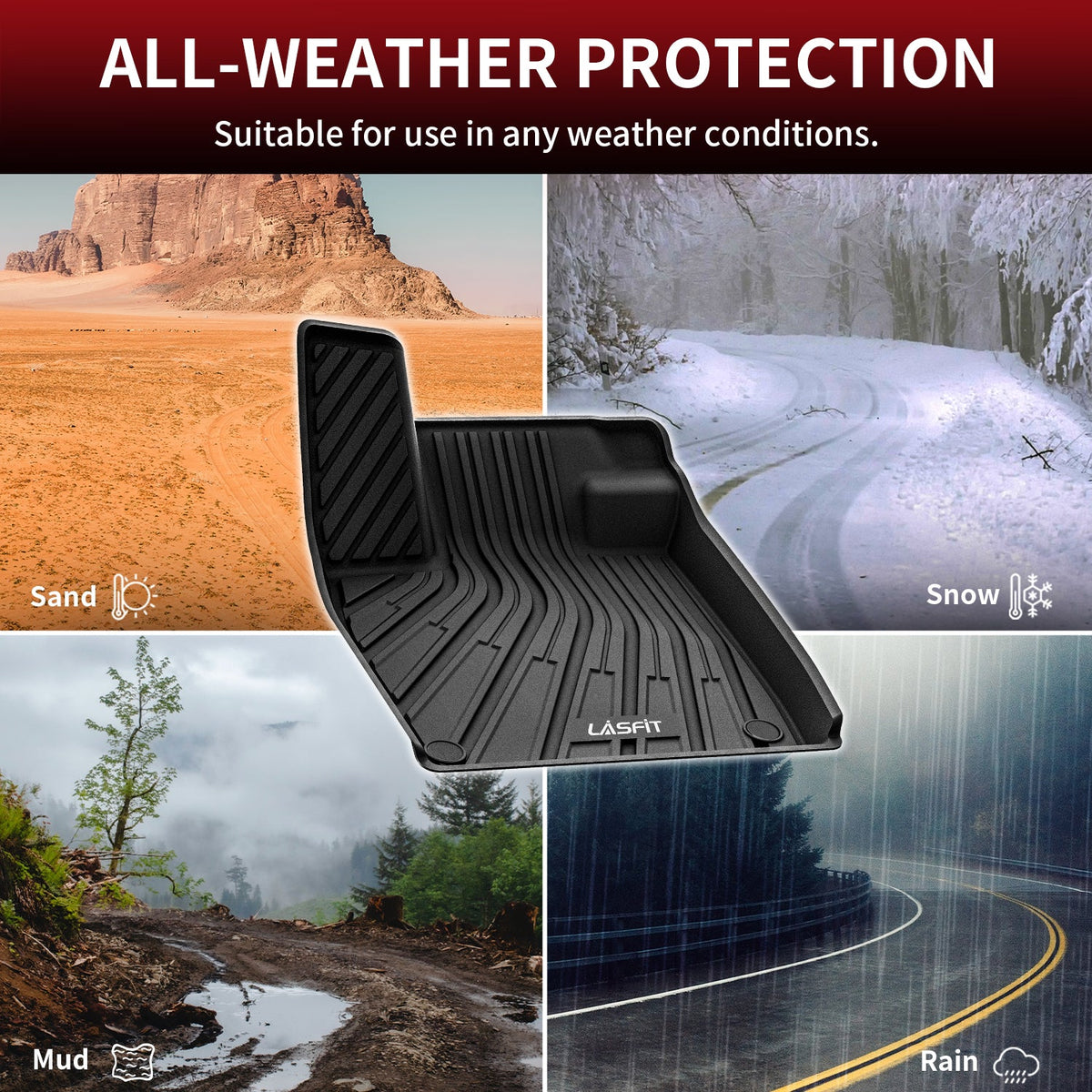 Fit for 2021-2026 Volkswagen ID.4 All Weather Floor Mats or Rear Cargo Mat