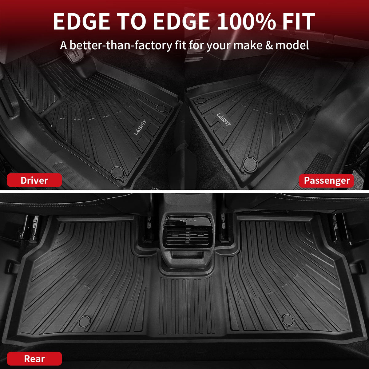 Fit for 2021-2026 Volkswagen ID.4 All Weather Floor Mats or Rear Cargo Mat