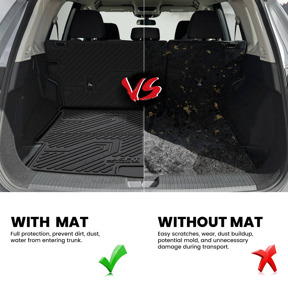 Fit for 2021-2026 Nissan Rogue Floor Mats or Seatback Mat or Cargo Mat, Not for Sport