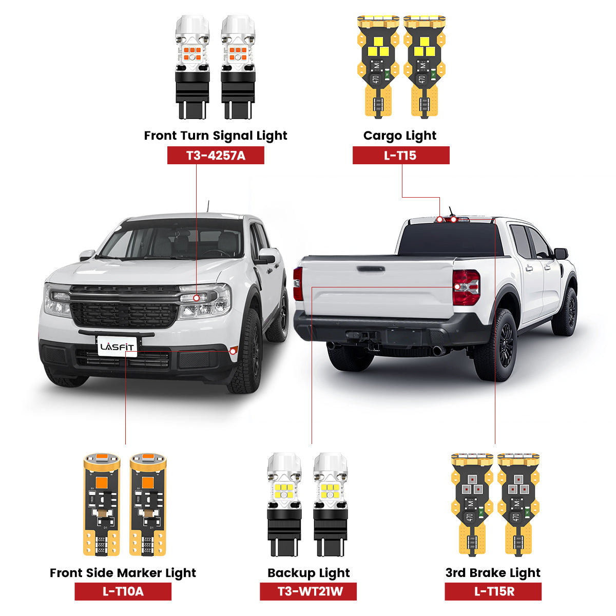 Fit for 2022-2026 Ford Maverick LED Exterior Lights Upgrade | Tested and Verified