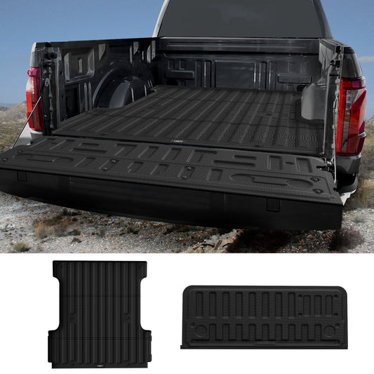 Fit for 2024-2027 Ford F-150 Bed Mat & Tailgate Mat, Including F-150 Lightning