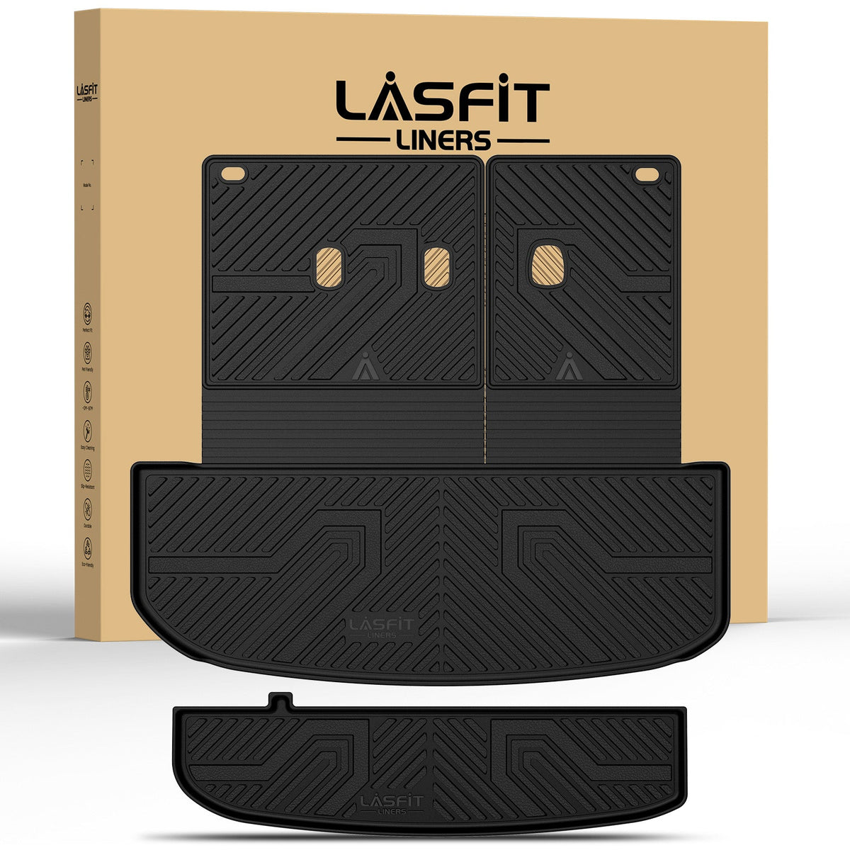 Fit for 2020-2025 Hyundai Palisade Floor Mats or Seatback & Cargo Mat, Fit 7 Seats or 8 Seats