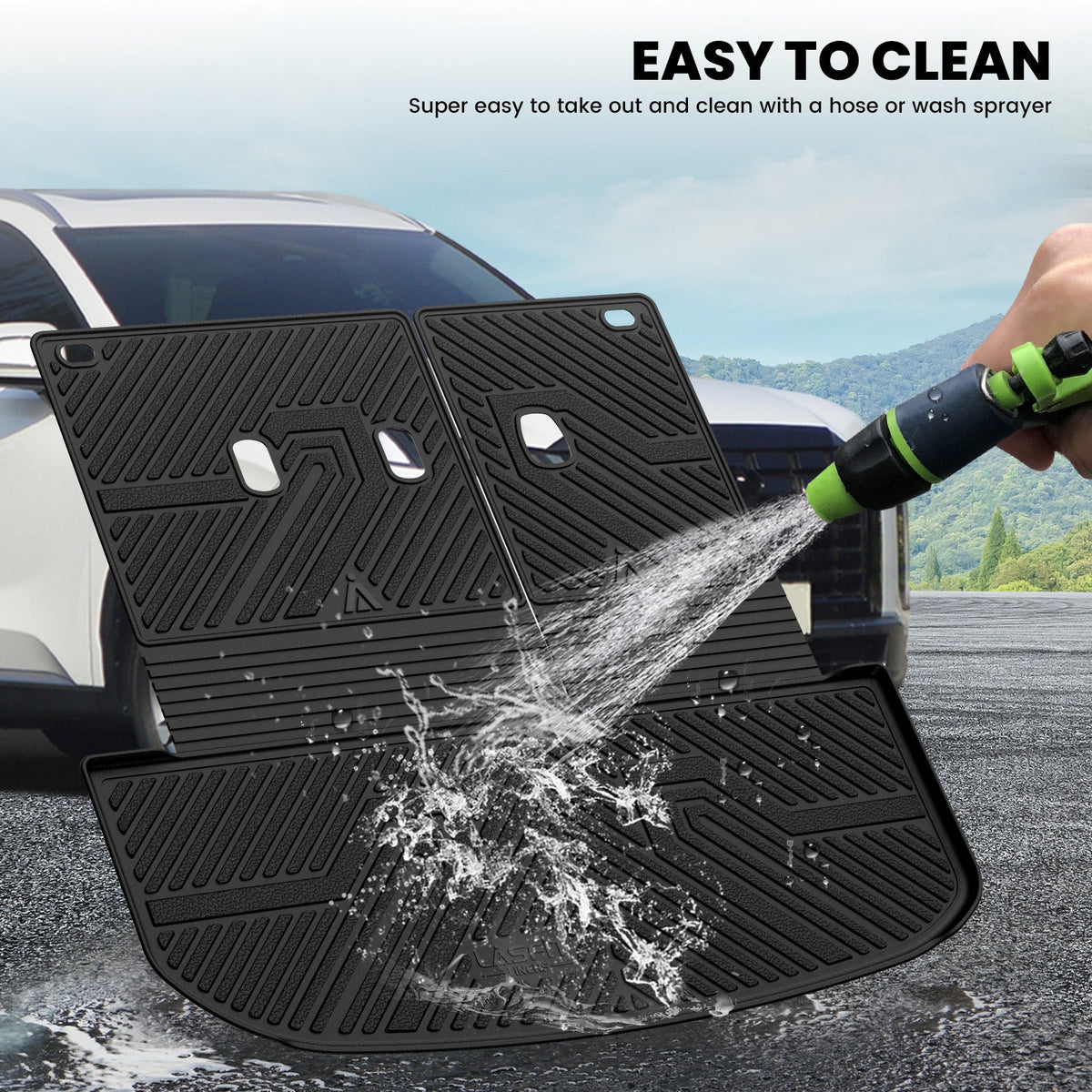 Fit for 2020-2025 Hyundai Palisade Floor Mats or Seatback & Cargo Mat, Fit 7 Seats or 8 Seats