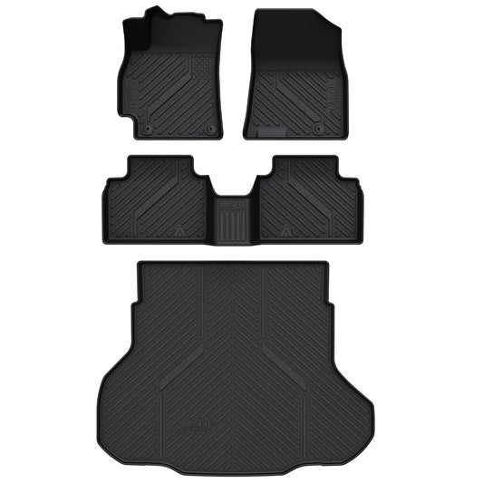 Fit for 2025-2026 Kia K4 Floor Mats or Cargo Mat, Sedan Model Not Fit Second Row Solid Rear Seat (LX trim)