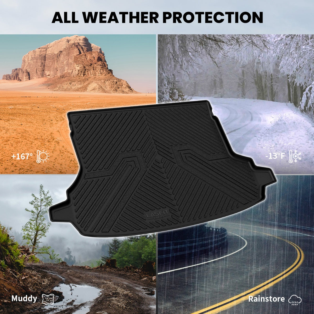 Fit for 2019-2024 Subaru Forester All-weather Floor Mats or Seatback Mat or Cargo Mat, Also Fit 2025 Subaru Forester Wilderness Trim