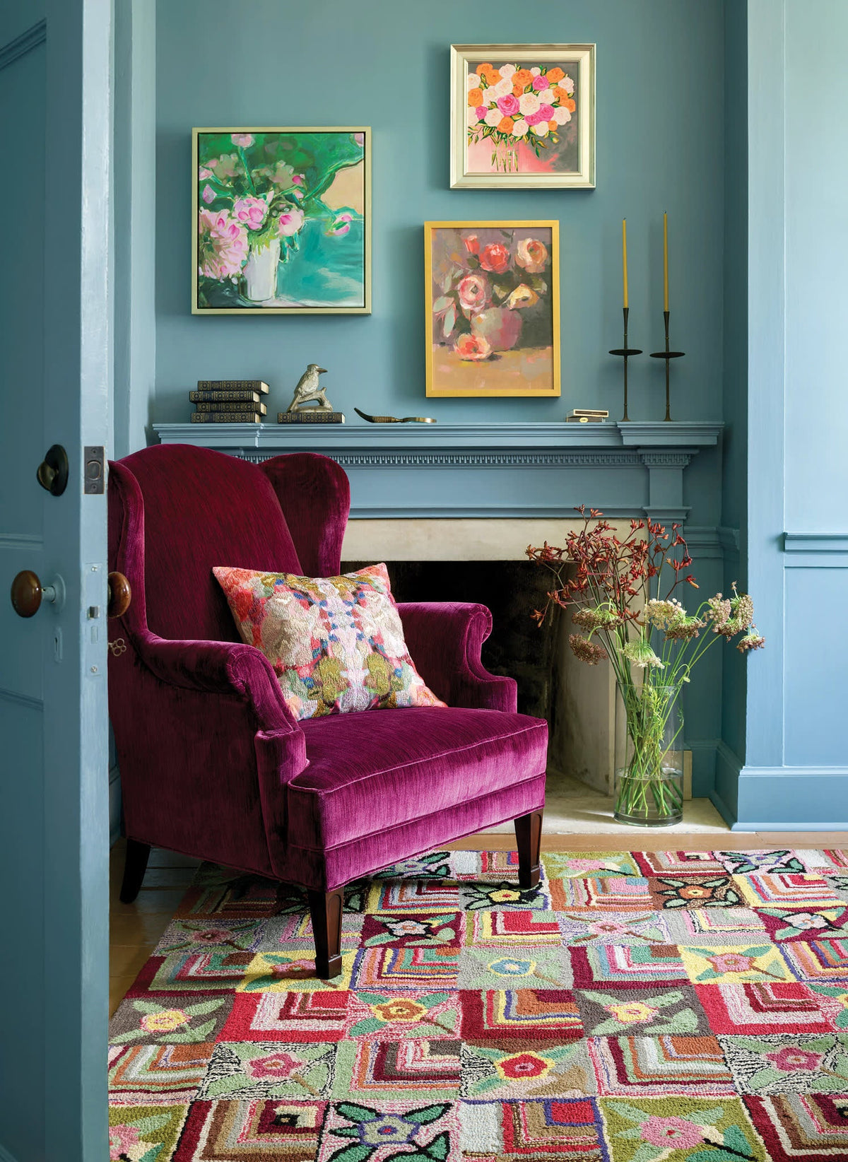 Gypsy Rose Hand Hooked Wool Rug | Multi