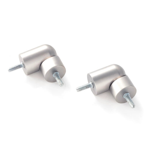 Bay Window Connector | Satin Nickel