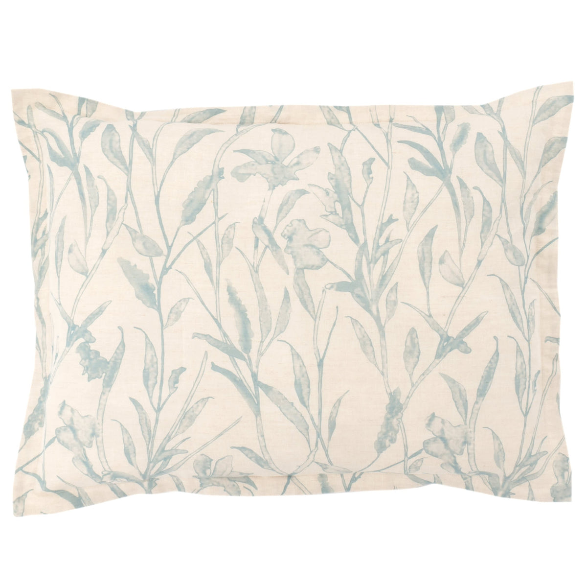 Margot Linen Sham | Pewter Blue
