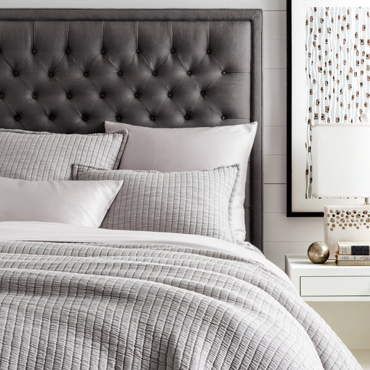 Boyfriend Matelasse Coverlet | Grey