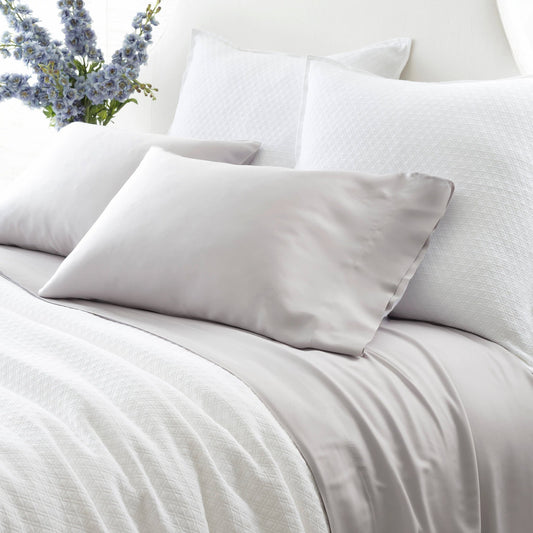Silken Solid Sheet Set | Grey