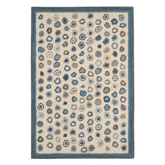 Cats Paw Hand Micro Hooked Wool Rug | Mineral