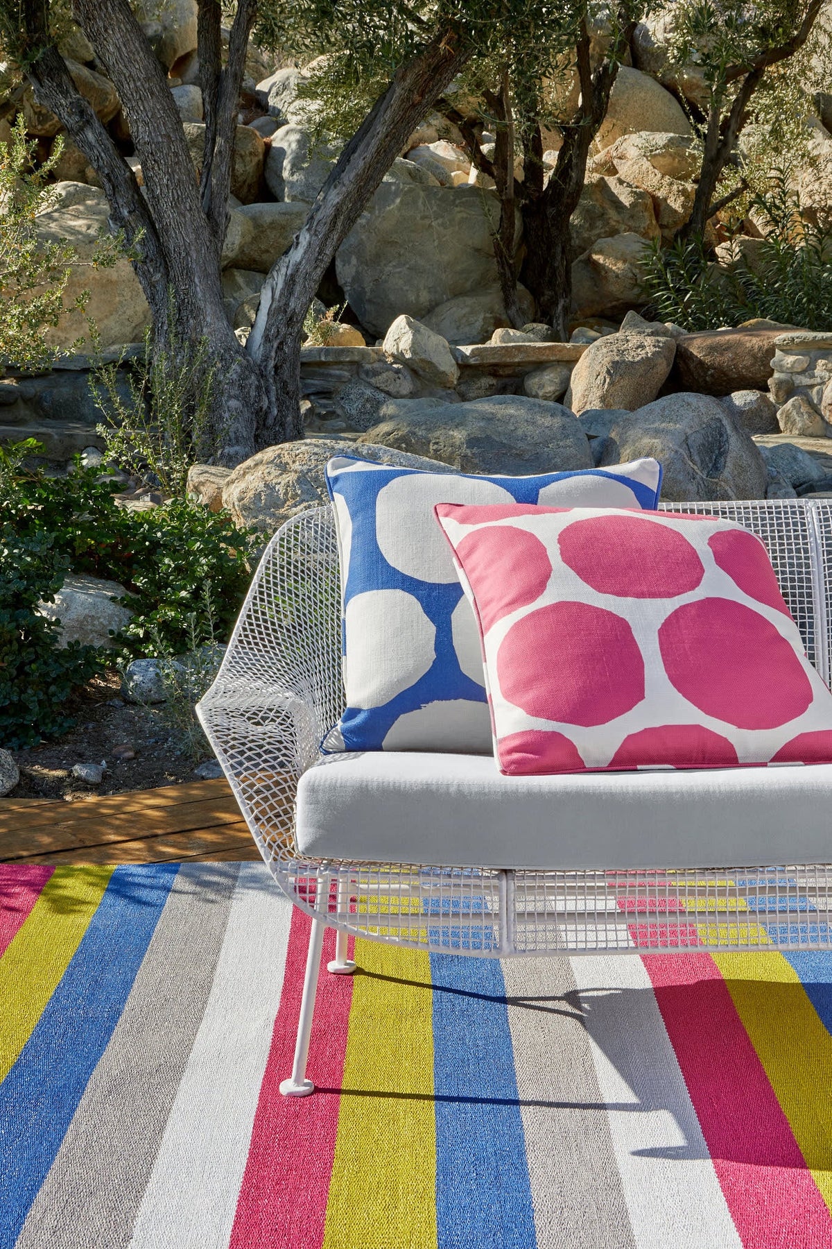 Jules Stripe Handwoven Indoor/Outdoor Rug | Multi