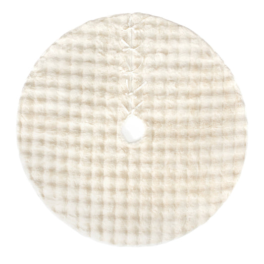 Fab Faux Tree Skirt | Ivory