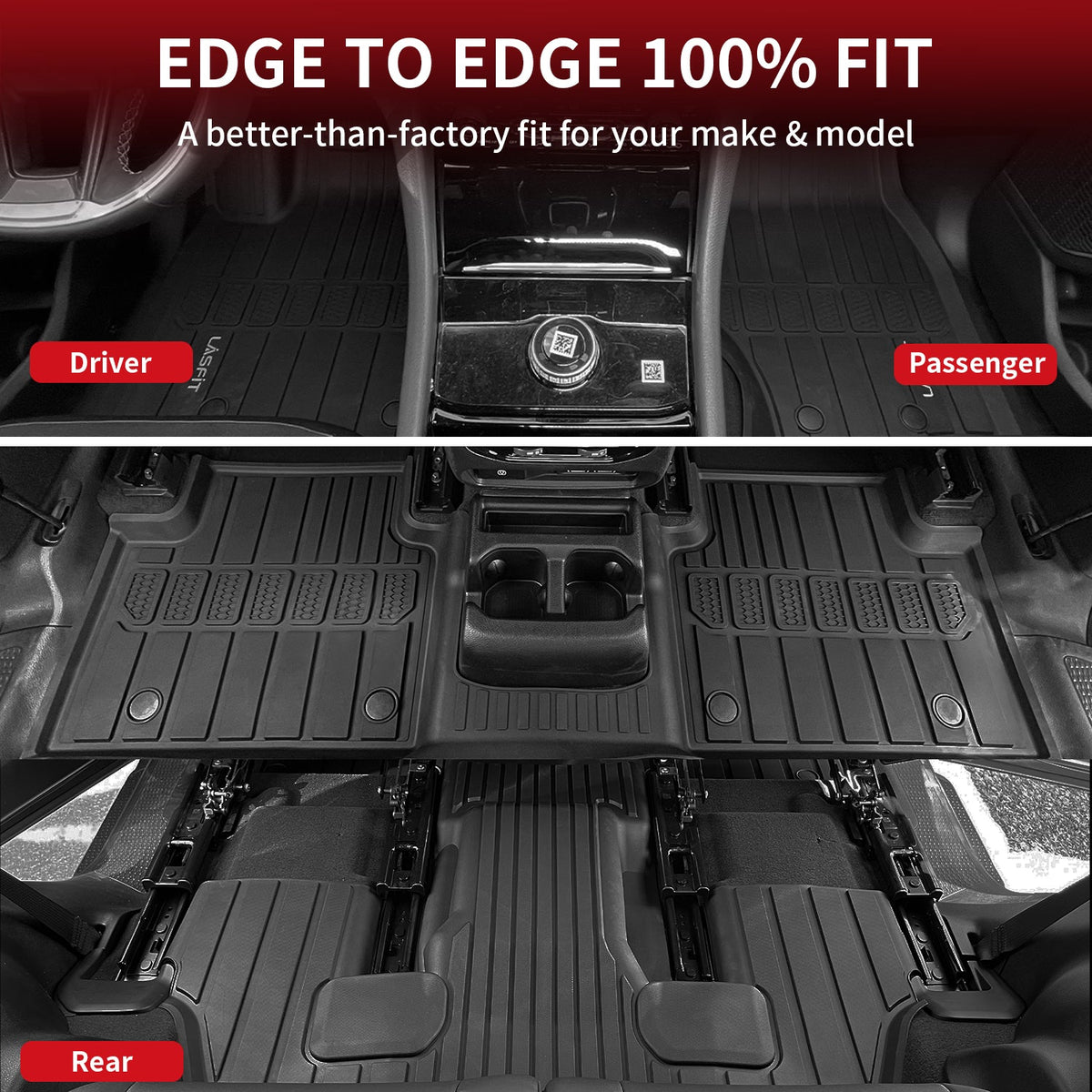 Fit for 2021-2027 Jeep Grand Cherokee L Floor Mats or Cargo Mat