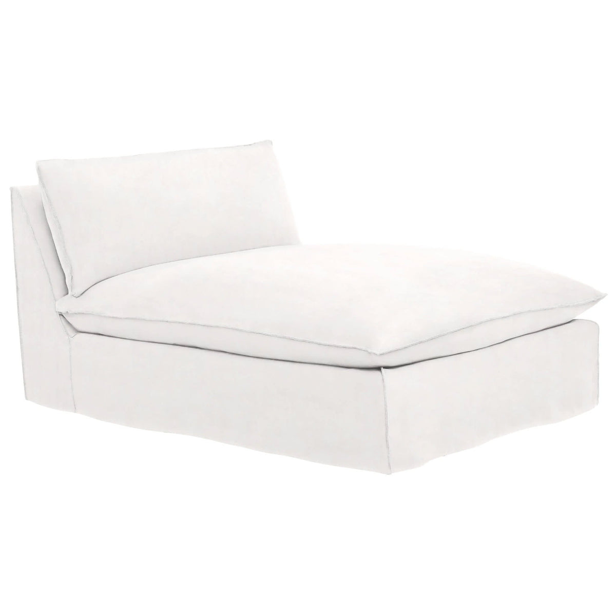Hollingsworth Slipcovered Chaise | White