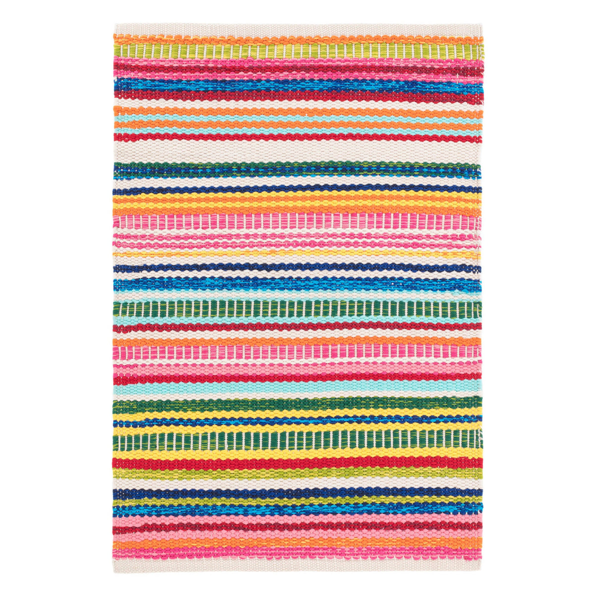 Bright Stripe Handwoven Indoor/Outdoor Rug | Multi