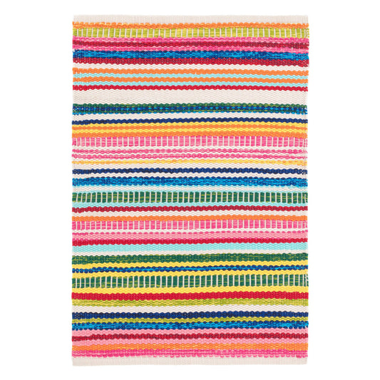 Bright Stripe Handwoven Indoor/Outdoor Rug | Multi