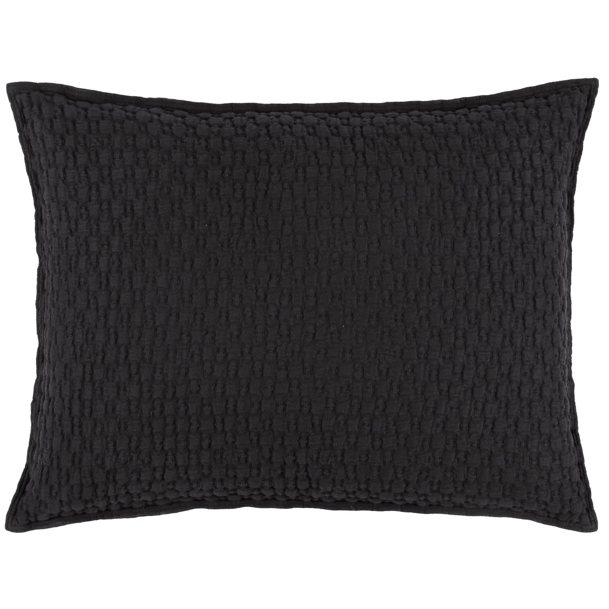 Lodi Matelasse Sham | Black