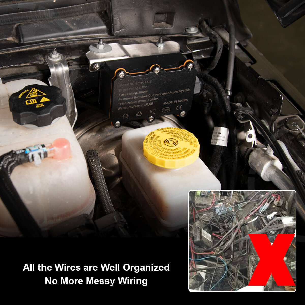 Fit For Jeep Gladiator JT 2019-2026 Auxiliary Switch Panel Bank Kit